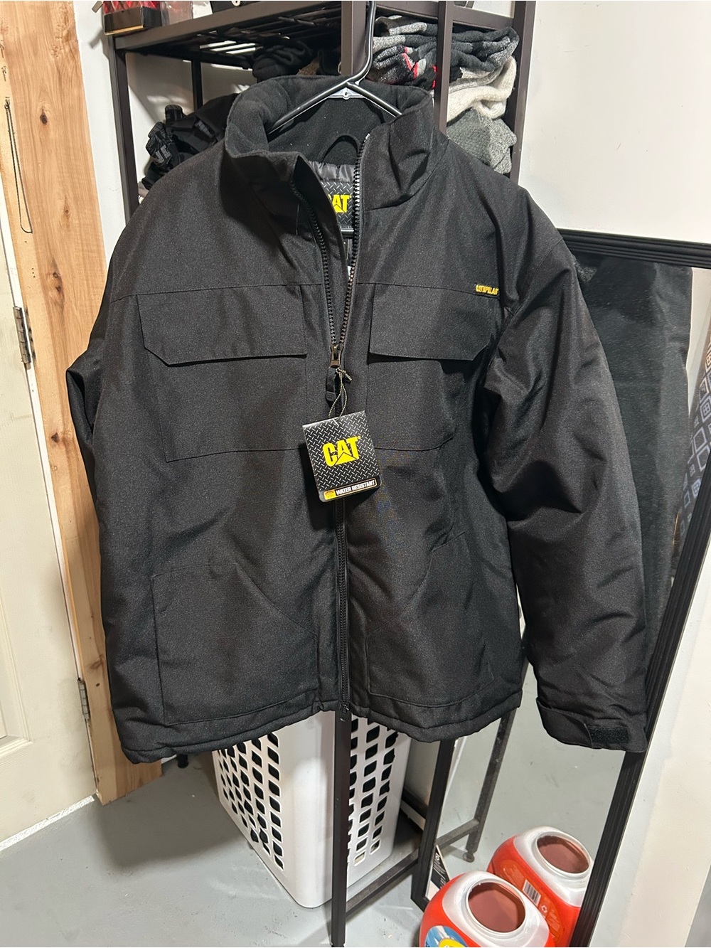 Caterpillar Black Insulated Men's Puffer Jacket